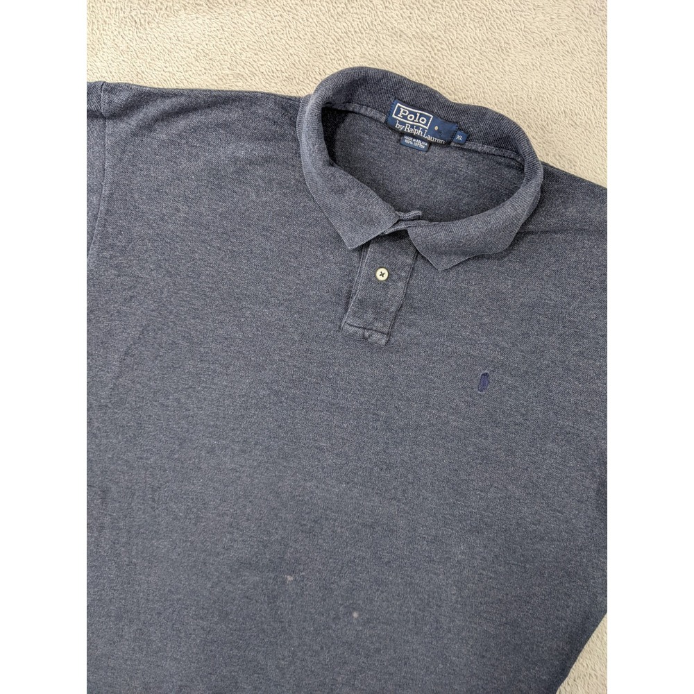 Polo Ralph Lauren Mens XL Polo Shirt Short Sleeve Classic Casual Blue